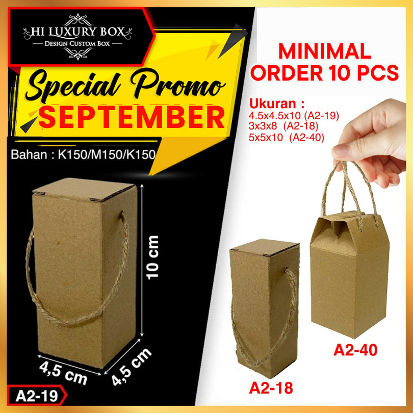 

Kotak souvenir |Kotak Kado Kecil |Kotak packaging|kotak Parfum |Kraft| A2-19