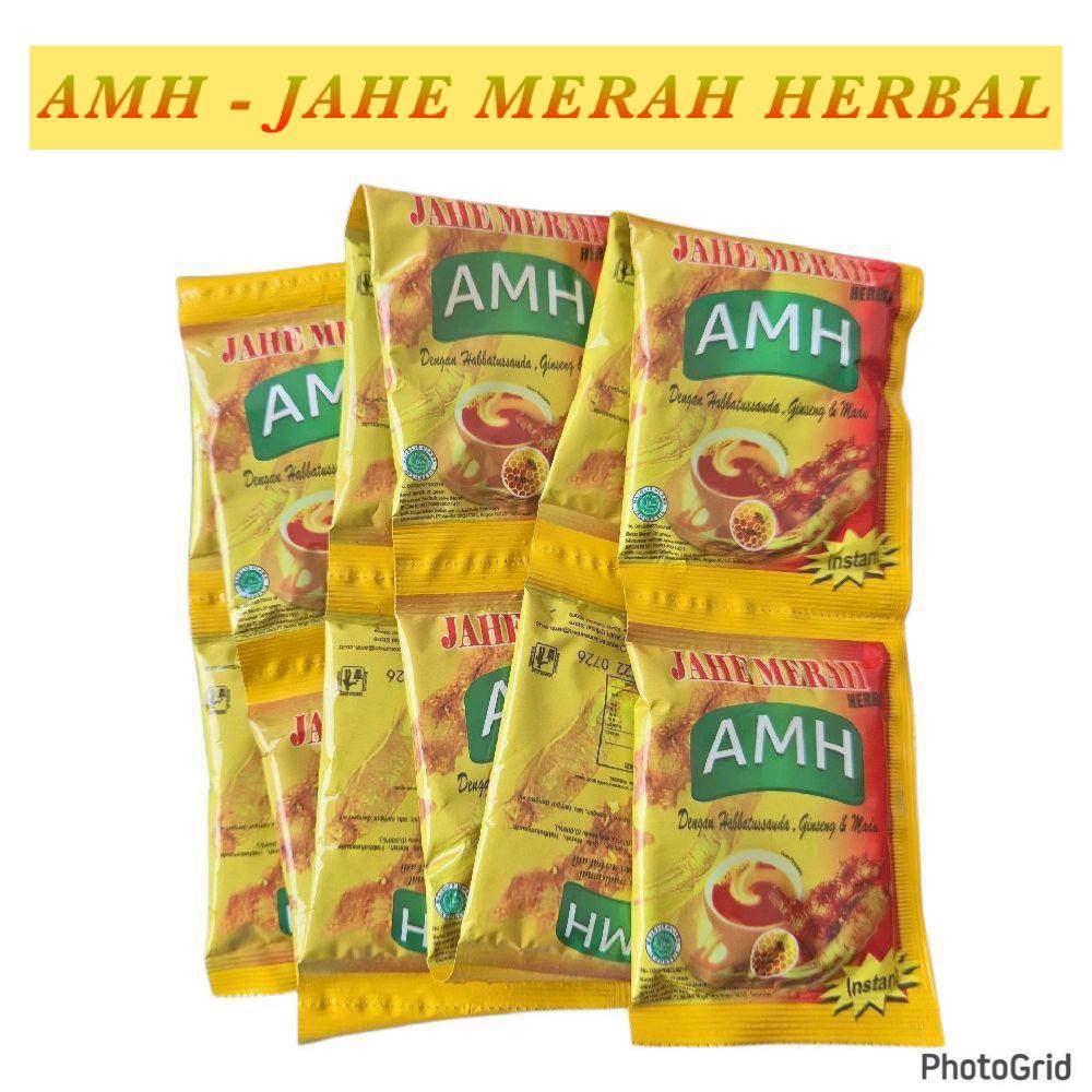 

Jahe Merah AMH Super 1 Renceng 10 Sachet Minuman Herbal Menghangatkan