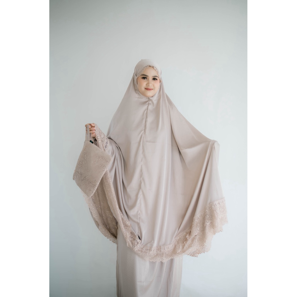 Mukena Premium Armani polos by ZB Collection