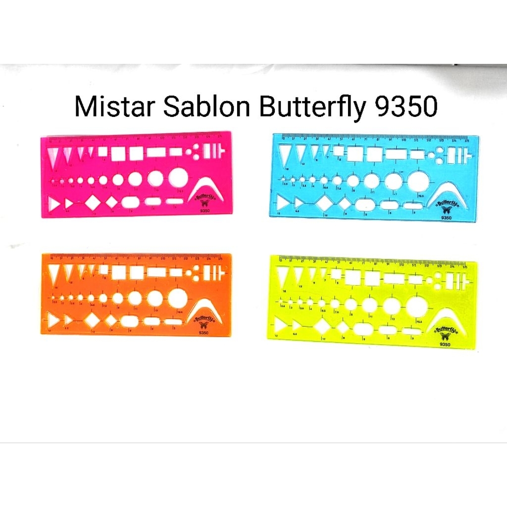 

Butterfly Mistar Sablon 9350(Perpcs)