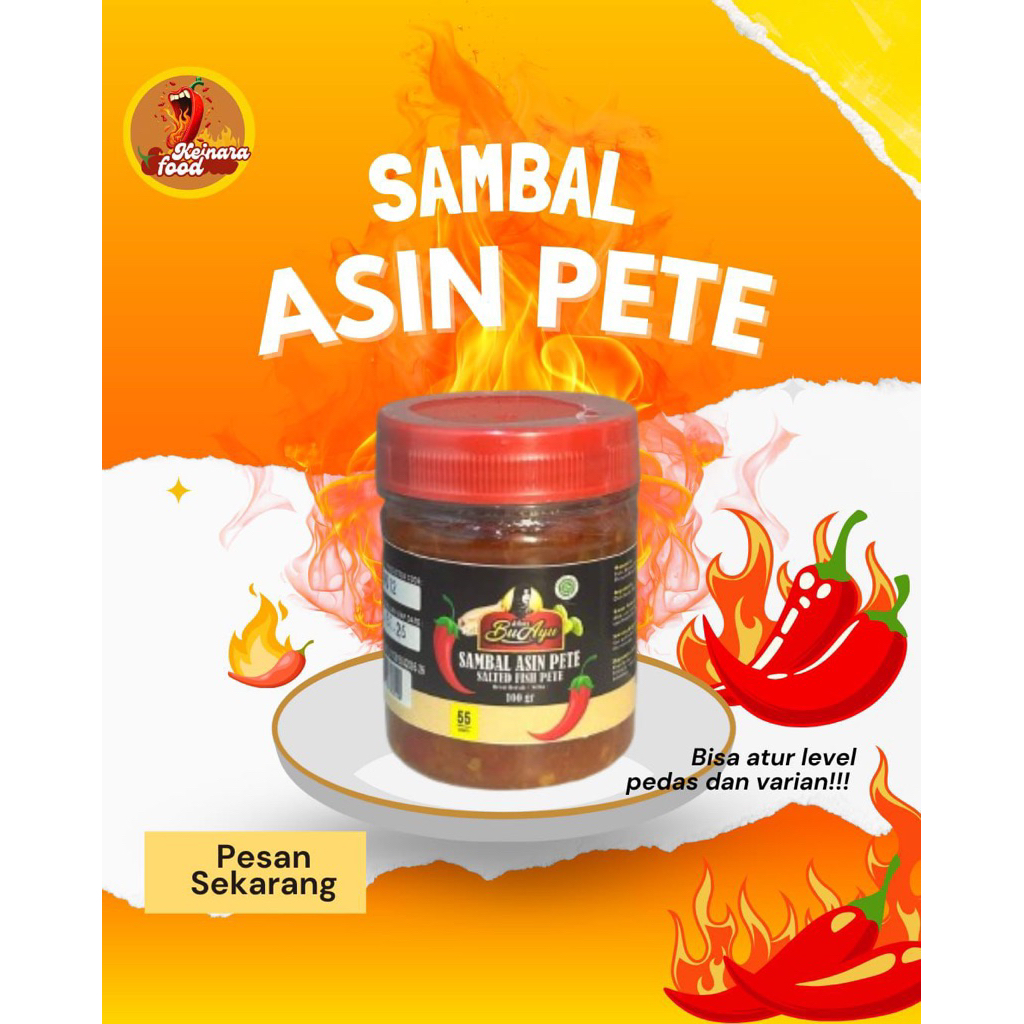 

SAMBAL ASIN PETE - khas bu ayu