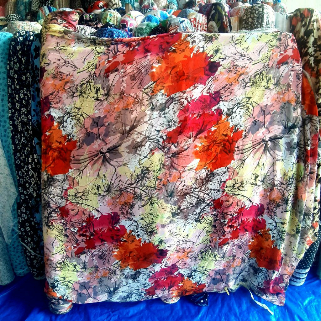 KAIN SIFON CERUTY PREMIUM MOTIF ABSTRAK  - KAIN SIFON MOTIF ABSTRAK  - KAIN MOTIF ABSTRAK HARGA/0,5M