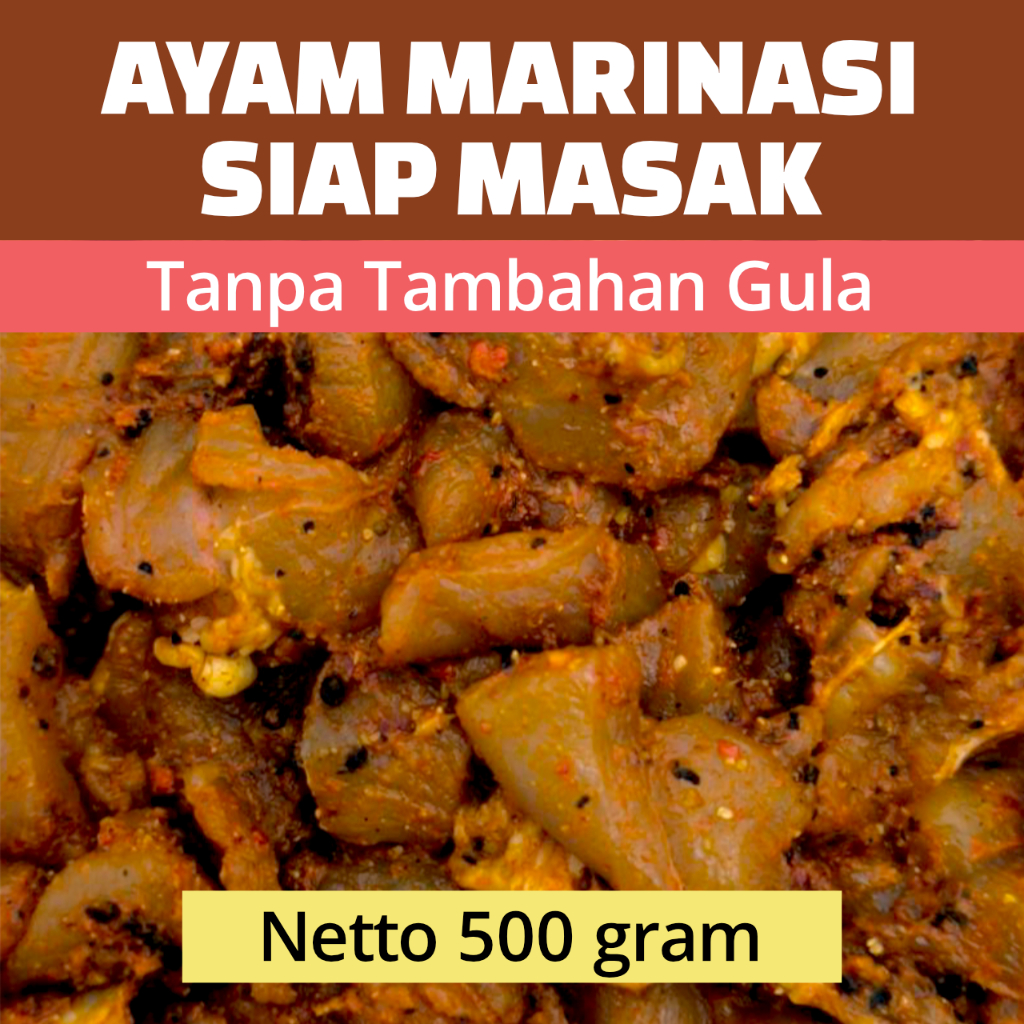 

Ayam Marinasi Siap Masak - Tanpa Tambahan Gula - Diet Karnivora Keto DEBM Carnivore
