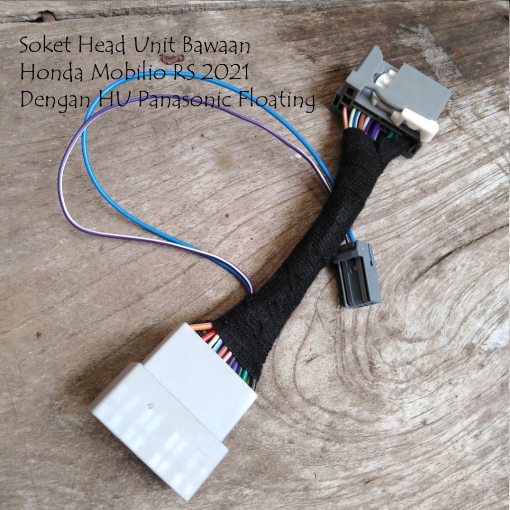 Ciasaatcisarua Soket Pnp Bawaan Mobil Honda Mobilio Rs 2021 Untuk Head Unit Panasonic Floating +