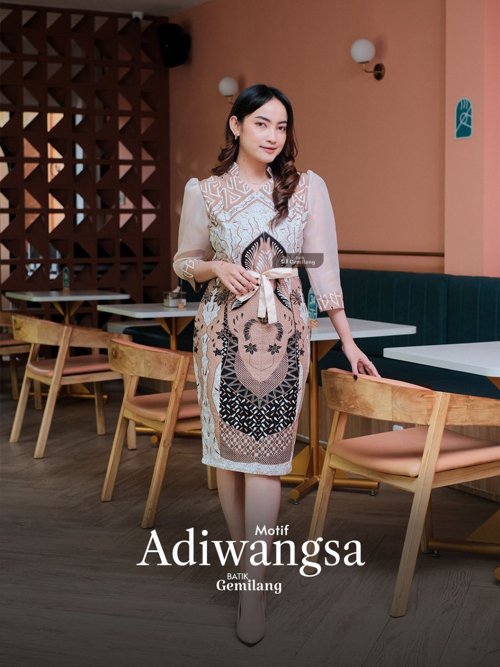 Dress Batik Adiwangsa | Dress Batik Lamaran | Dress Natal | Dress Wisuda | Dress Kebaya Wanita | Dre