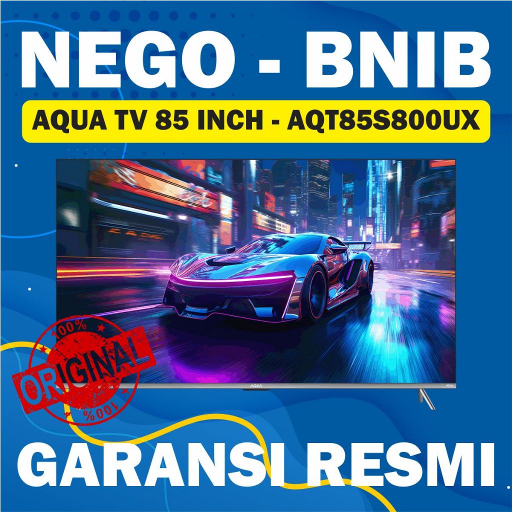 [NEGO] [BNIB] AQUA TV 85INCH - AQT85S800UX