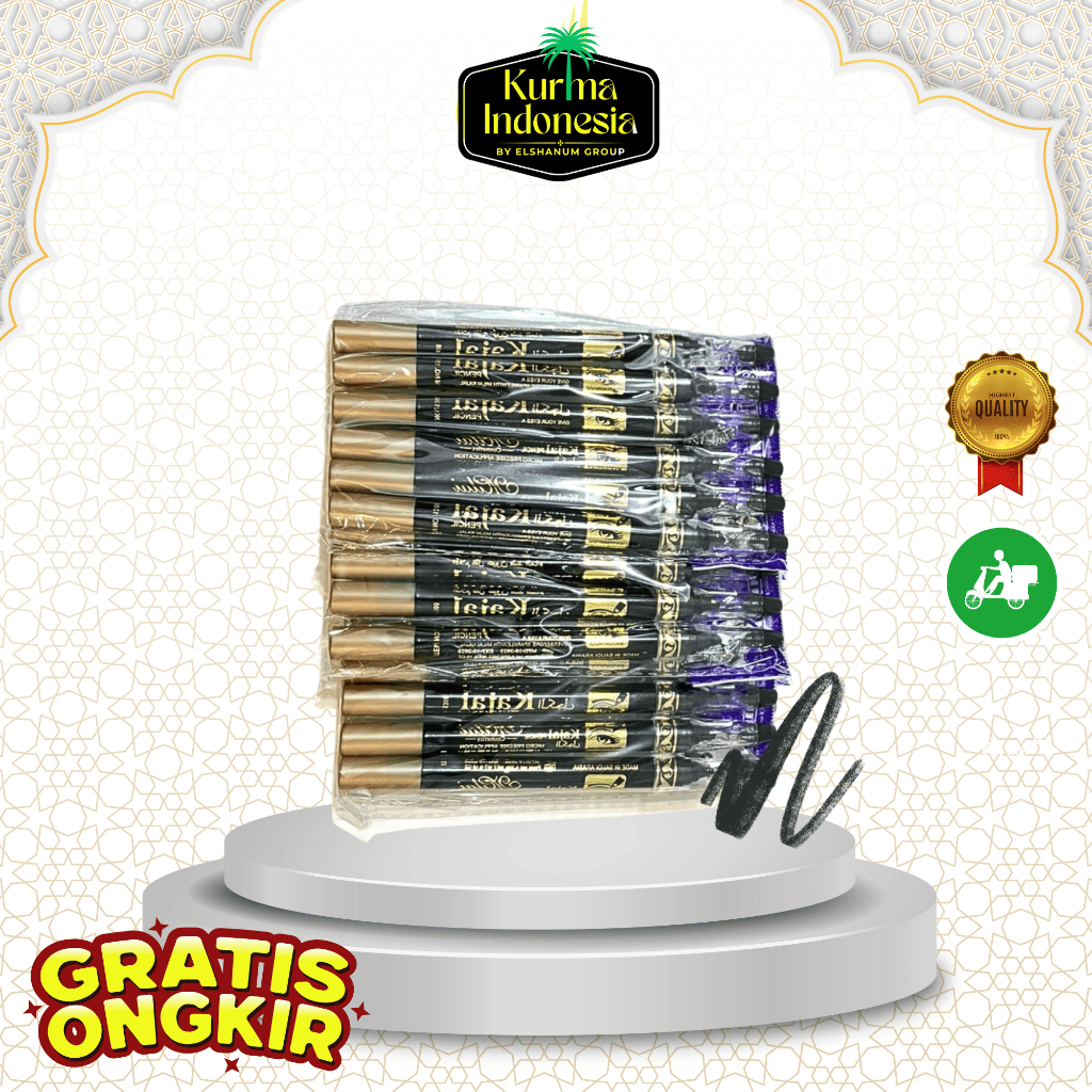 Celak Mata Kajal Per Lusin (12pcs)/ Celak Mata Kajal 2.5gr Ameerah Herb Kajal - Kurma indonesia