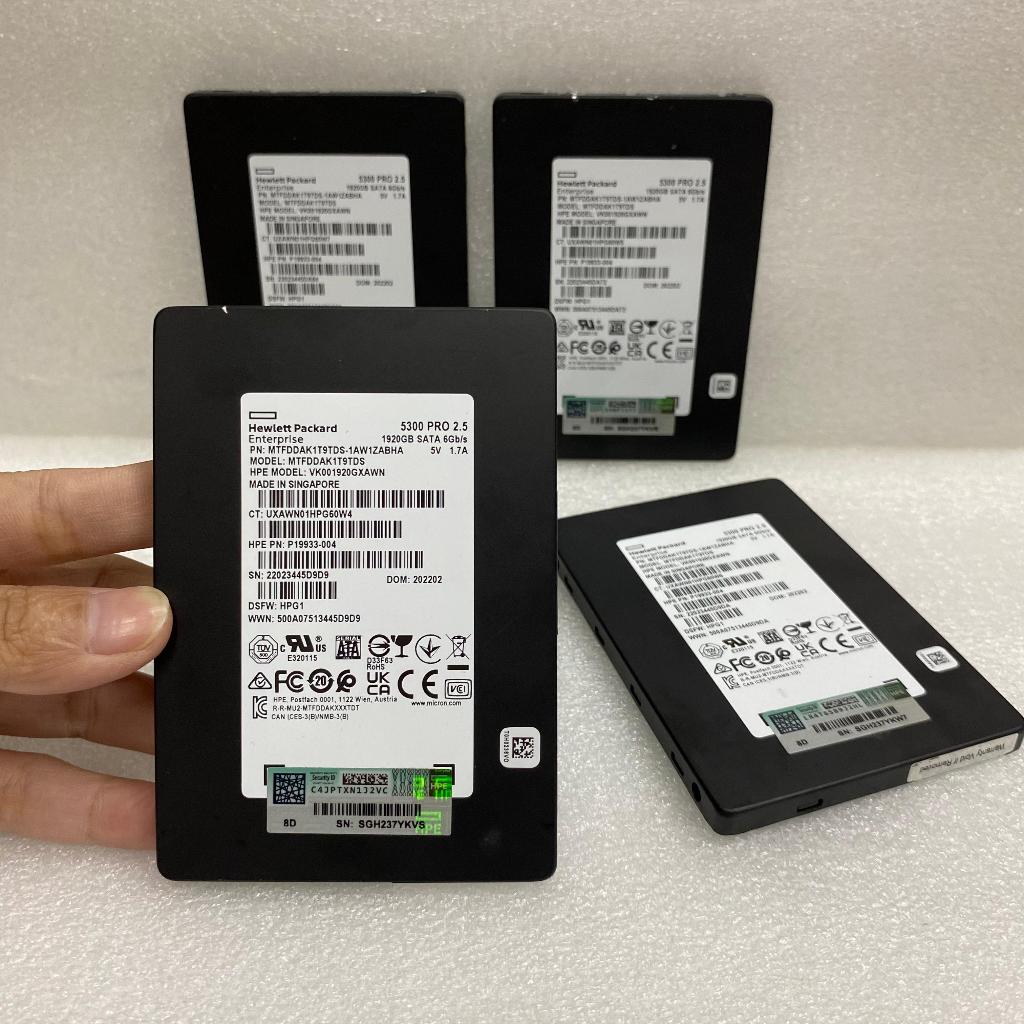 SSD HPE 1.92TB 2.5inch Enterprice Sata 6 Gbps Micron 5300 Pro Sata server grade