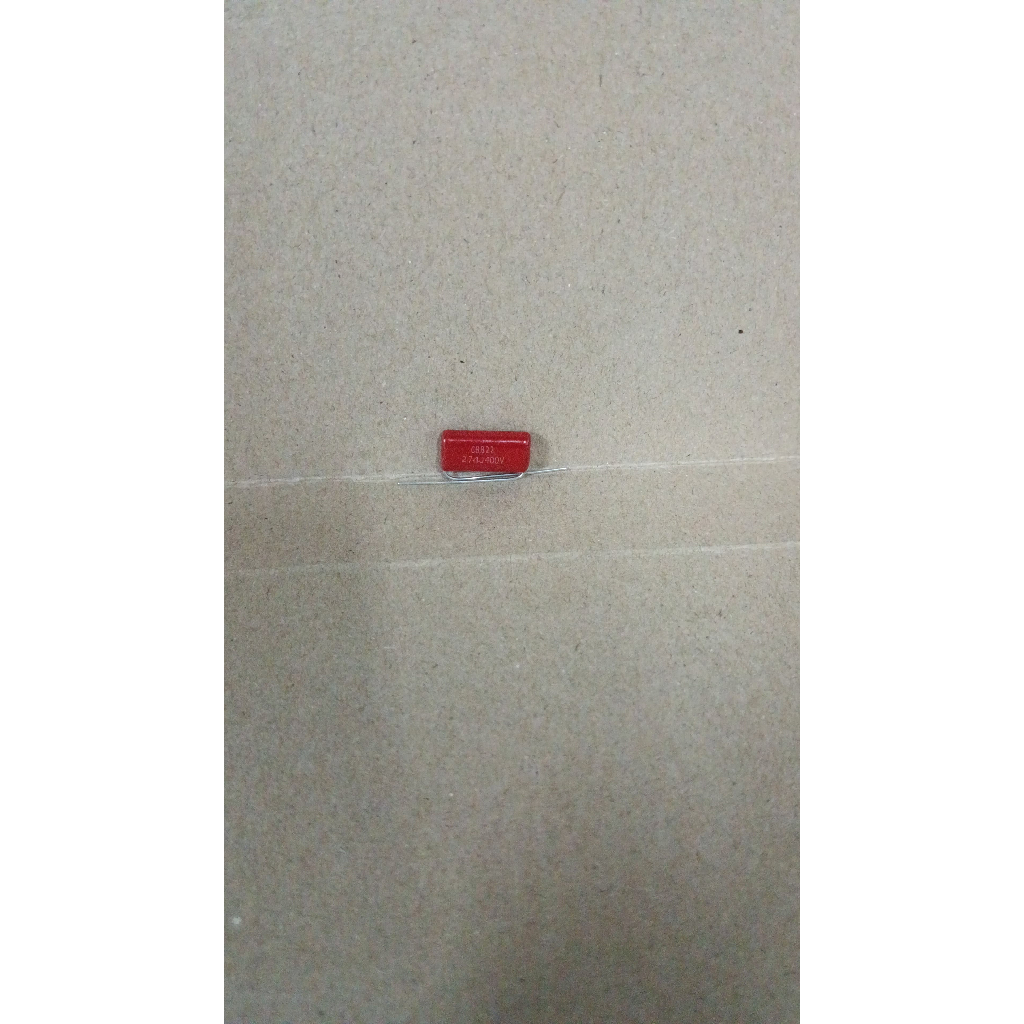 8666 kapasitor capacitor milar mylar merah 274j400v 274j 274 270nf 400v