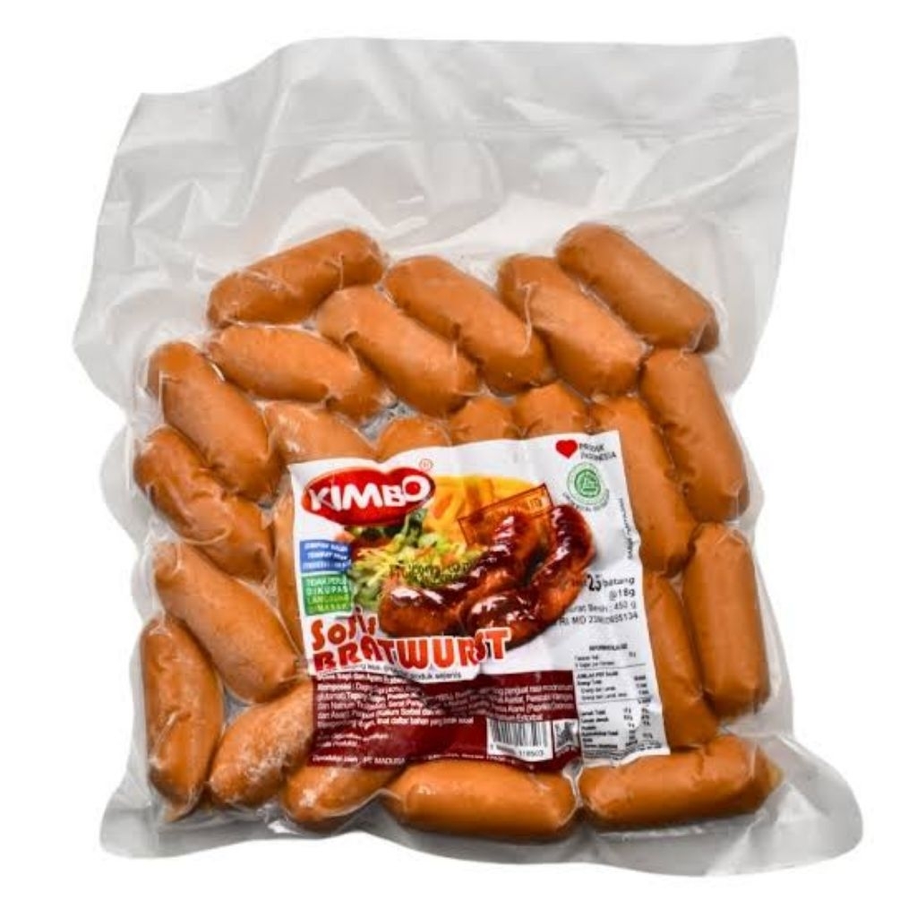 

SOSIS KIMBO BEEF COOKTAIL COKLAT 25 450GR