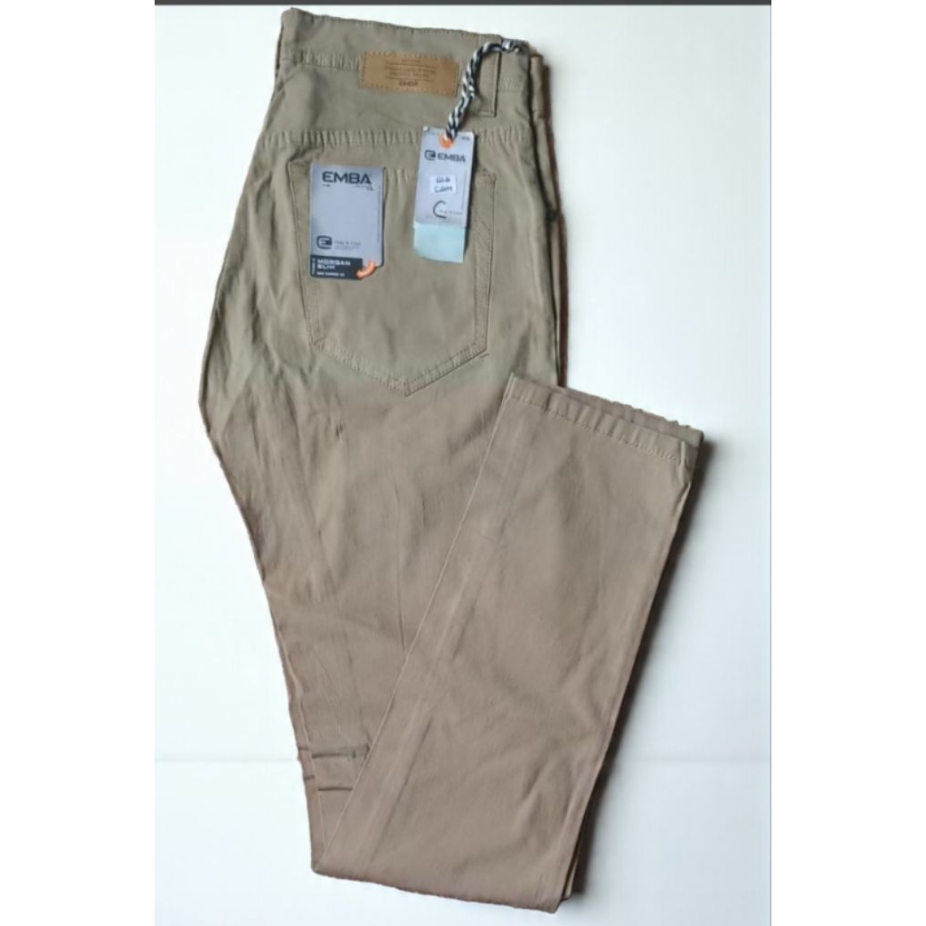 EMBA celana katun panjang pria