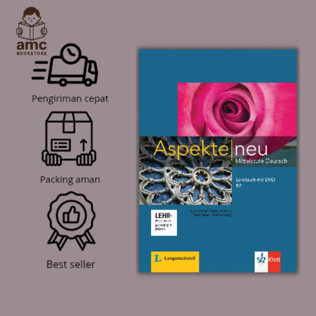 Buku bahasa Jerman Aspekte neu B2 plus Lehrbuch & Arbeitsbuch