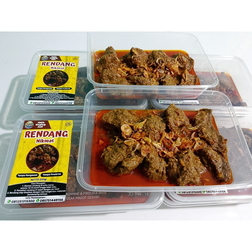 

Rendang Daging Sapi Frozen | Rendang Premium Empuk & Gurih Siap Saji