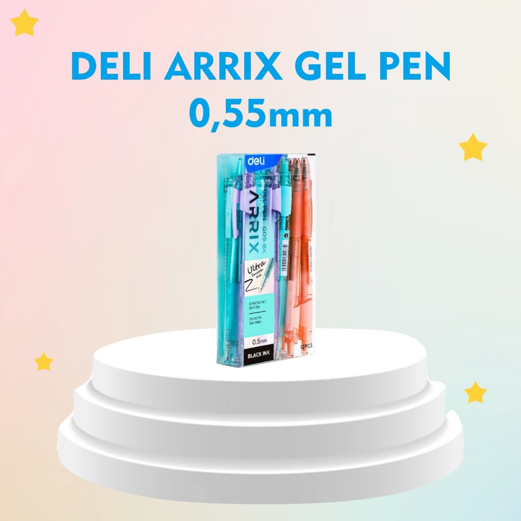 

DELI PULPEN ARRIX 0.5MM G09BK/PULPEN