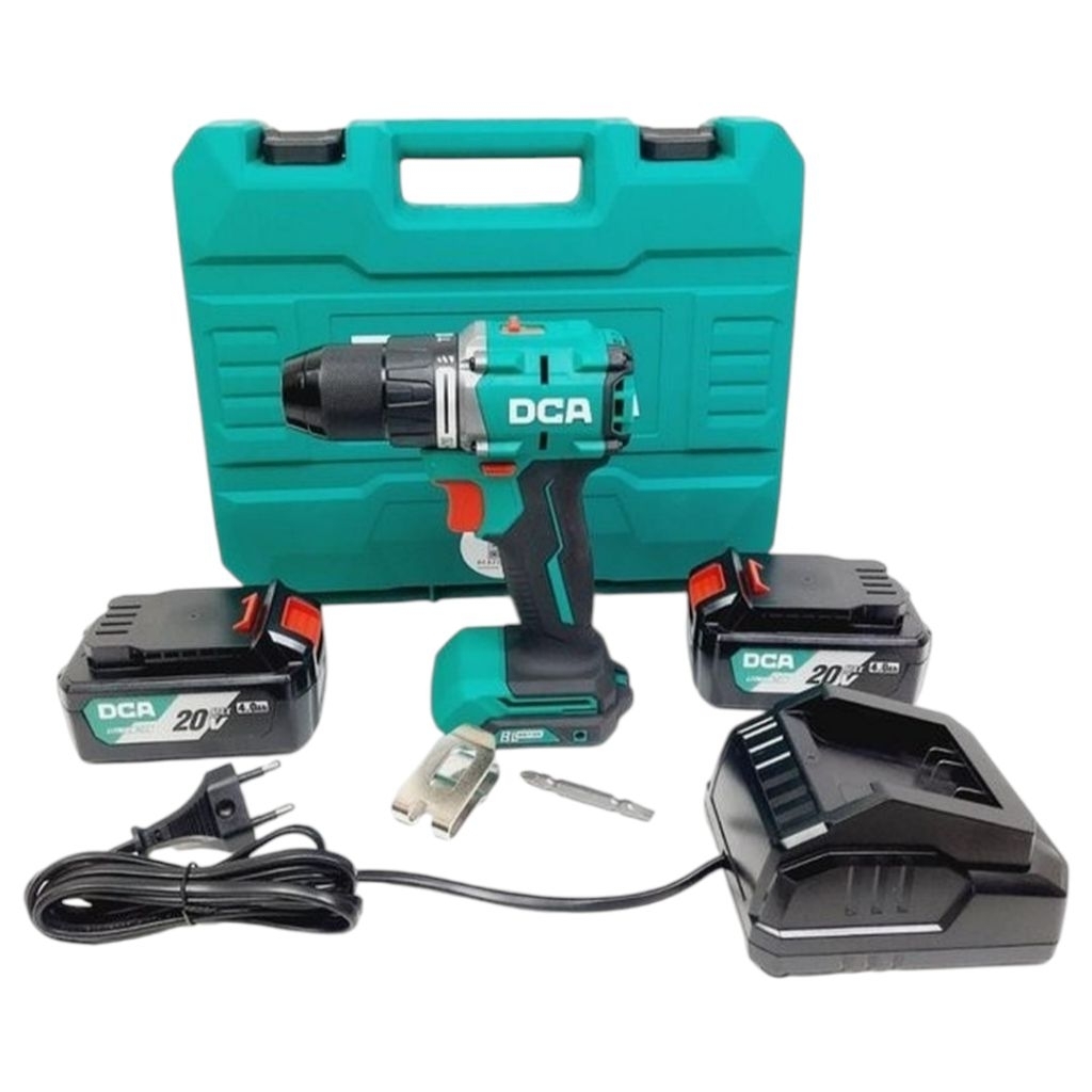 DCA ADJZ2060i Cordless Hammer Drill 20V Dca Adjz2060 Mesin Bor 13mm