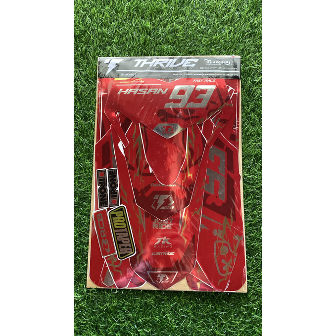 DECAL STIKER CRF 150 L MERAH CHROME TRAIL/SUPERMOTO FULL BODY