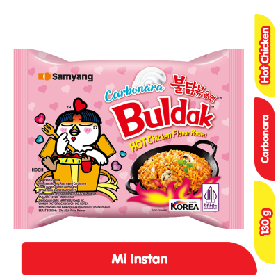 

Samyang Mi Instan Ramen Ayam Pedas Buldak Carbonara 130 g