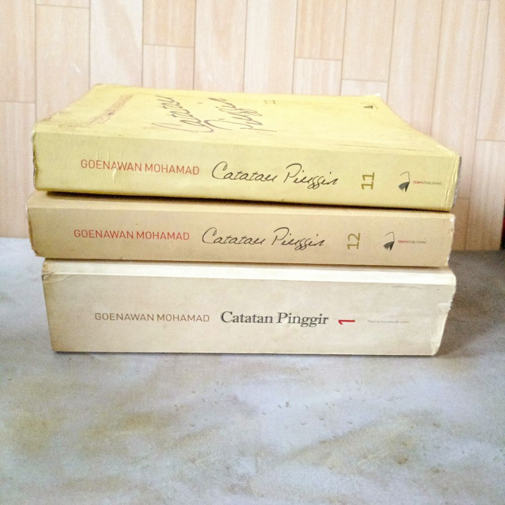 

Buku catatan pinggir goenawan mohamad