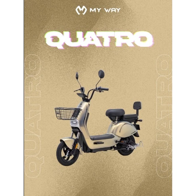 SEPEDA LISTRIK MY WAY QUATTRO NEW