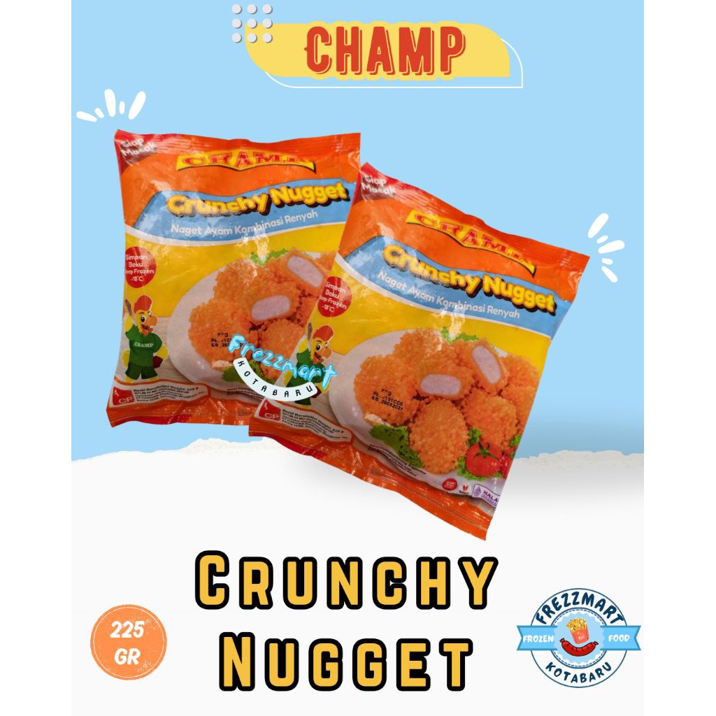 

CHAMP CRUNCHY NUGGET 225 GR