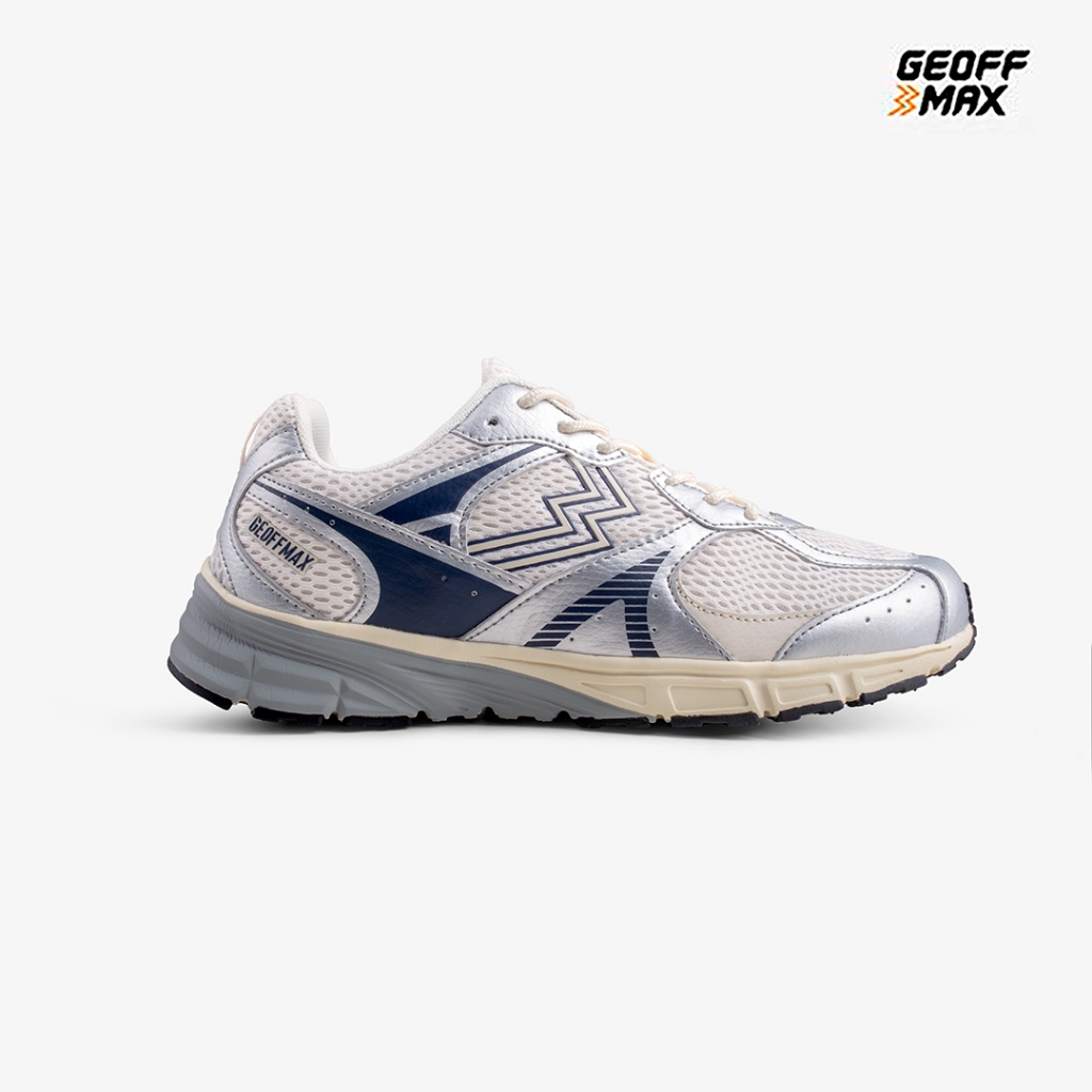 Geoff Max - Robin Racer Silver Navy Sepatu Lifestyle Pria & Wanita