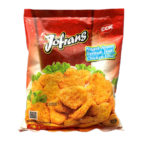 

Jofrans Nugget Ayam Hati 225gr