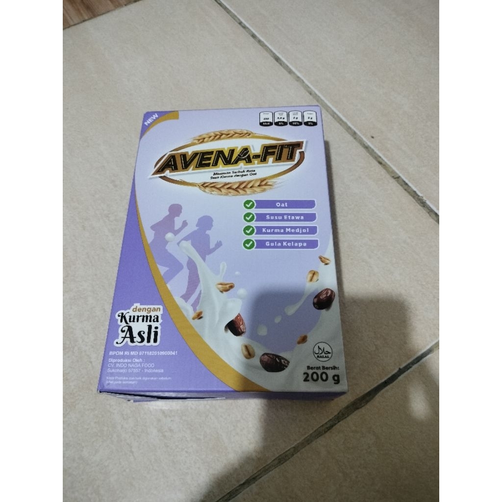 

ORIGINAL MURAH Avena-Fit - Menu Sarapan Sereal Sehat Oat Susu 200 gram