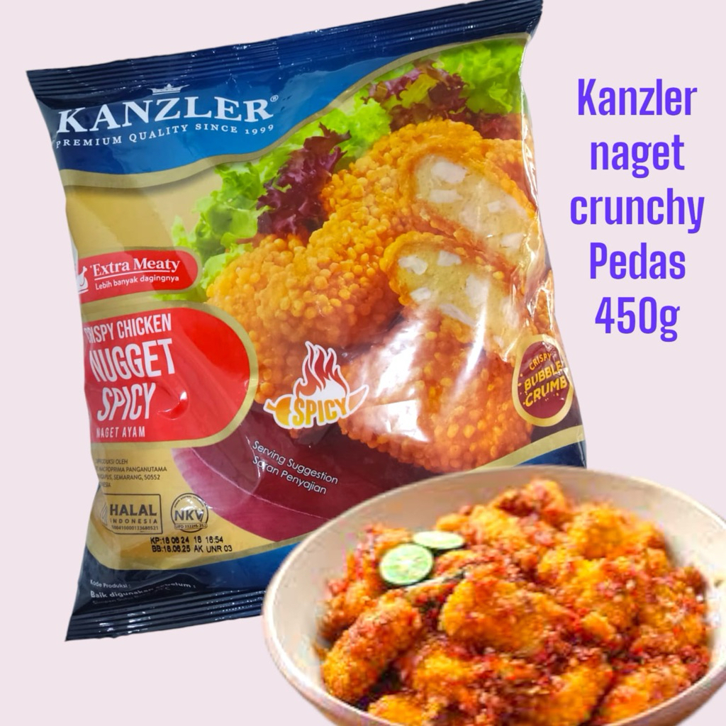 

Kanzler naget crispy pedas 450gr