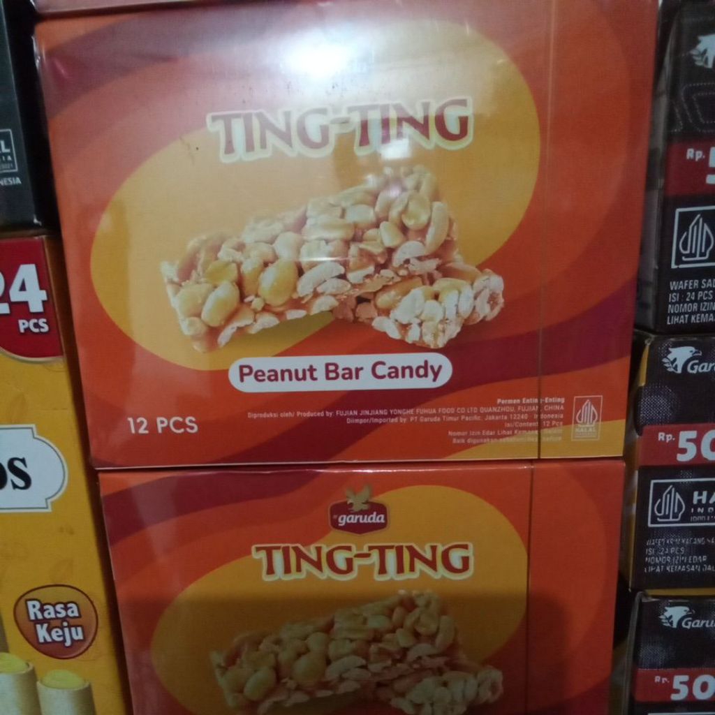 

Garuda Ting -ting Peanut Bar Candy | 12pcs