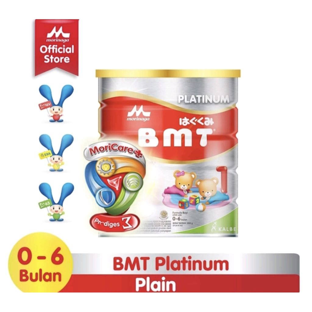 BMT Platinum 400gr / 800gr 0-6 Bulan | Morinaga