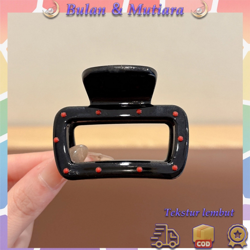 Jepit Jedai Rambut Plastik Berlian Mutiara Wanita Korea