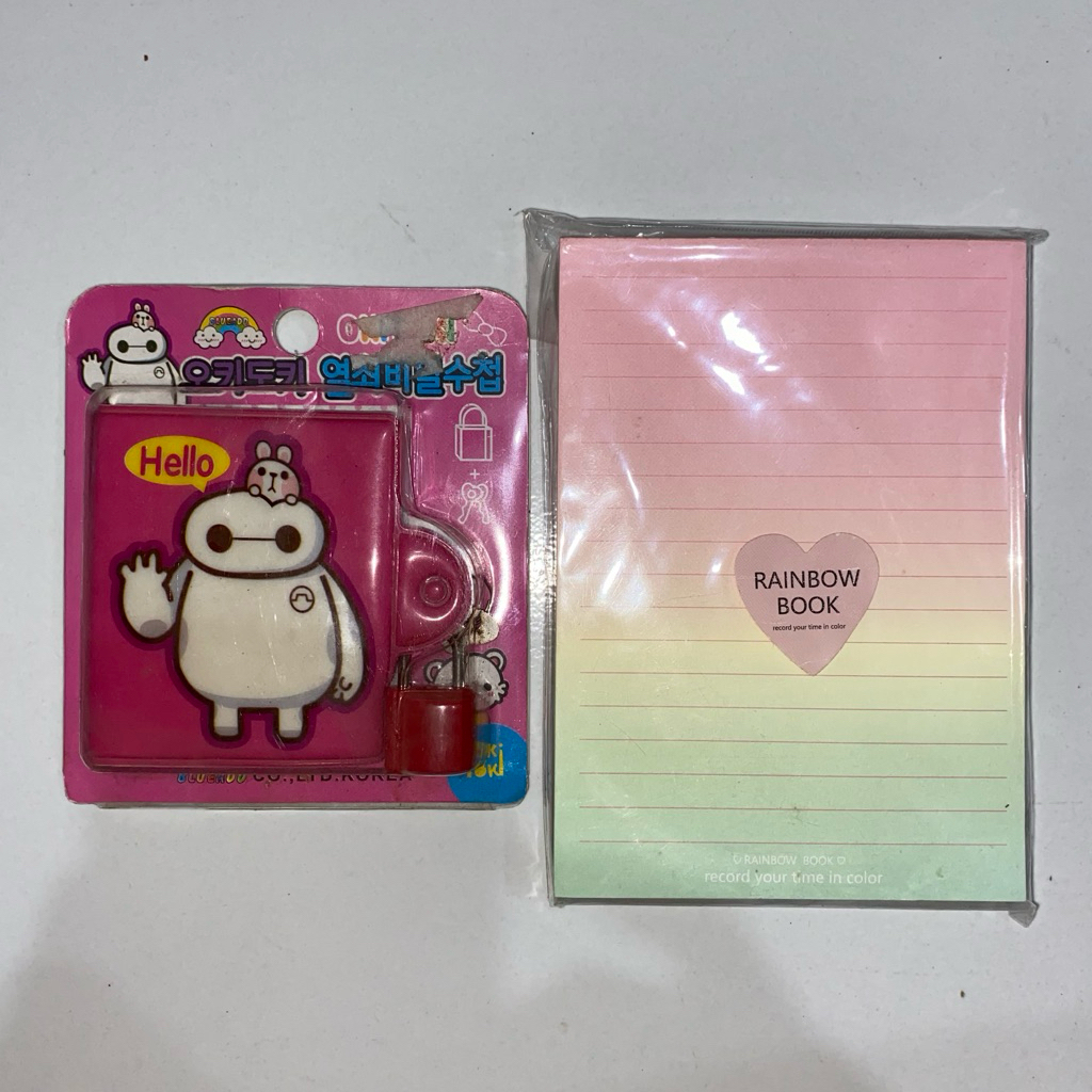 

Note book mini gembok kunci (SEALED)