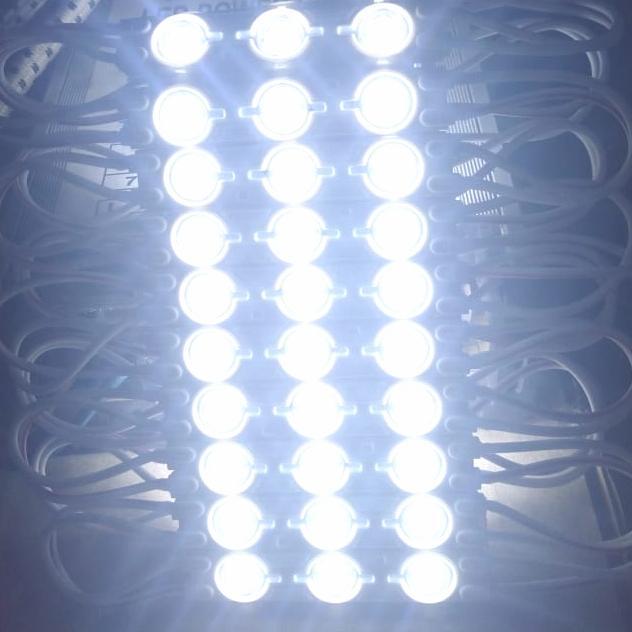 Lampu Modul Led 3 Mata 2835 Samsung SASO/led module 3 mata Samsung 2835 cahaya warna putih dan ww 1.