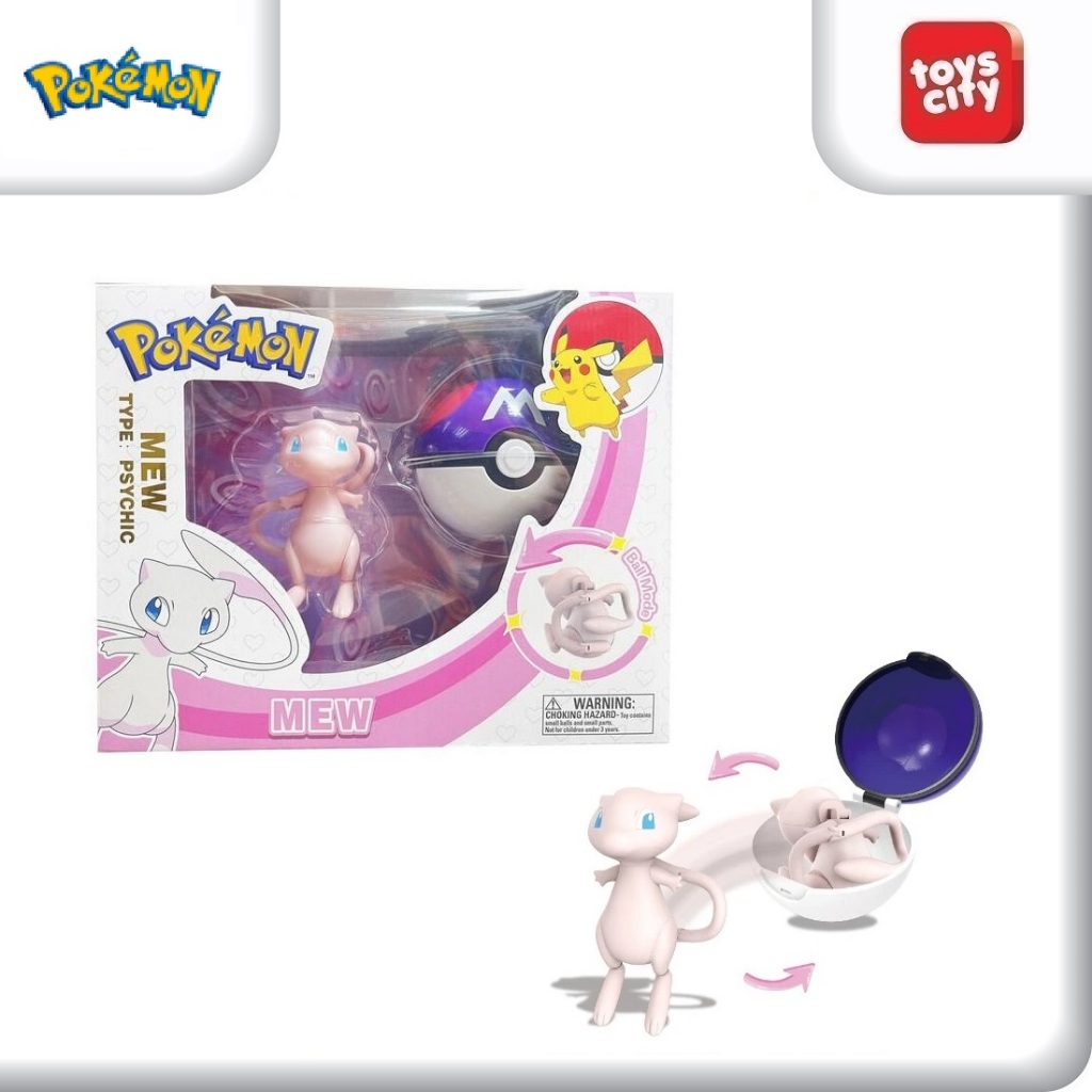 Pokemon Mew Figure Apolo 2 Mode - Mainan Anak Action Figure