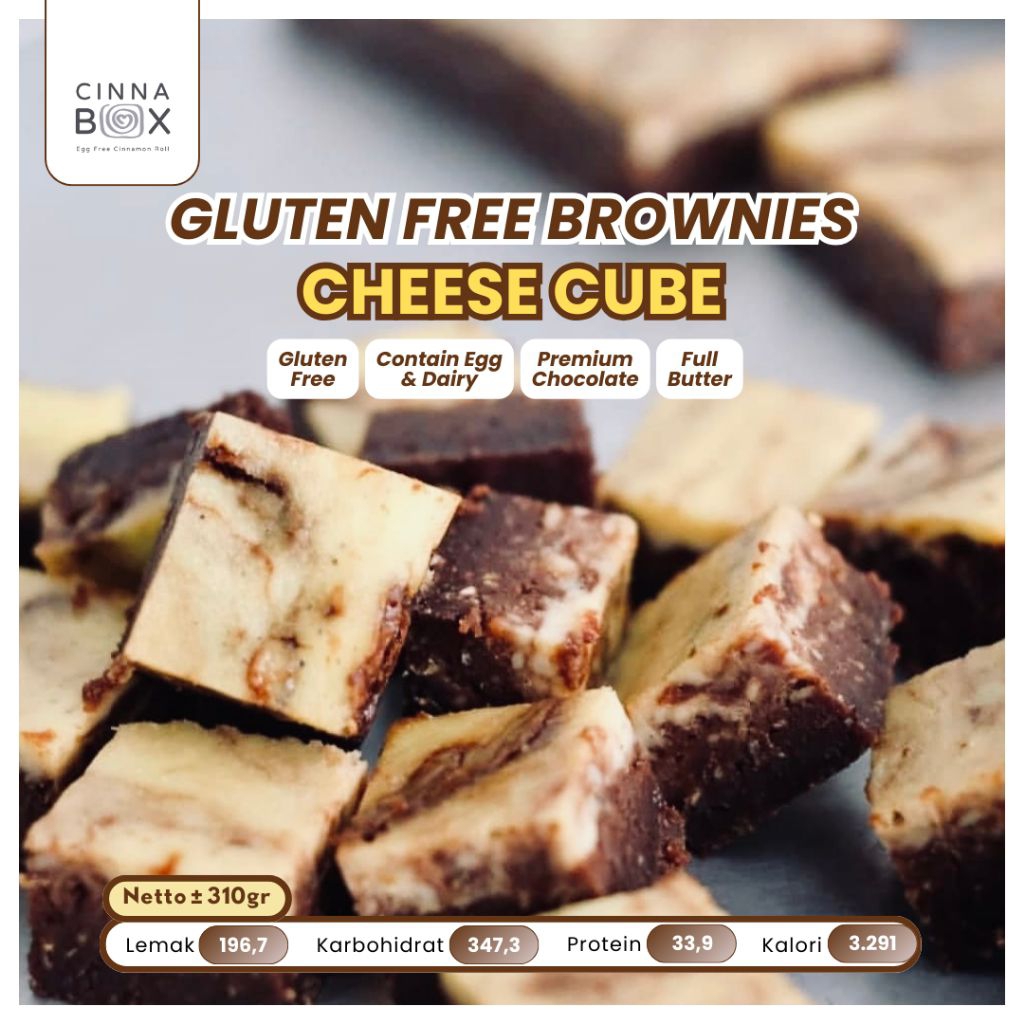 

GLUTEN FREE BROWNIES SUPERFOOD CHEESE CUBES