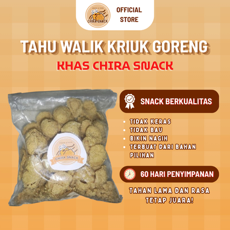 

CHIRA SNACK - TAHU WALIK KRIUK GORENG 250GRAM