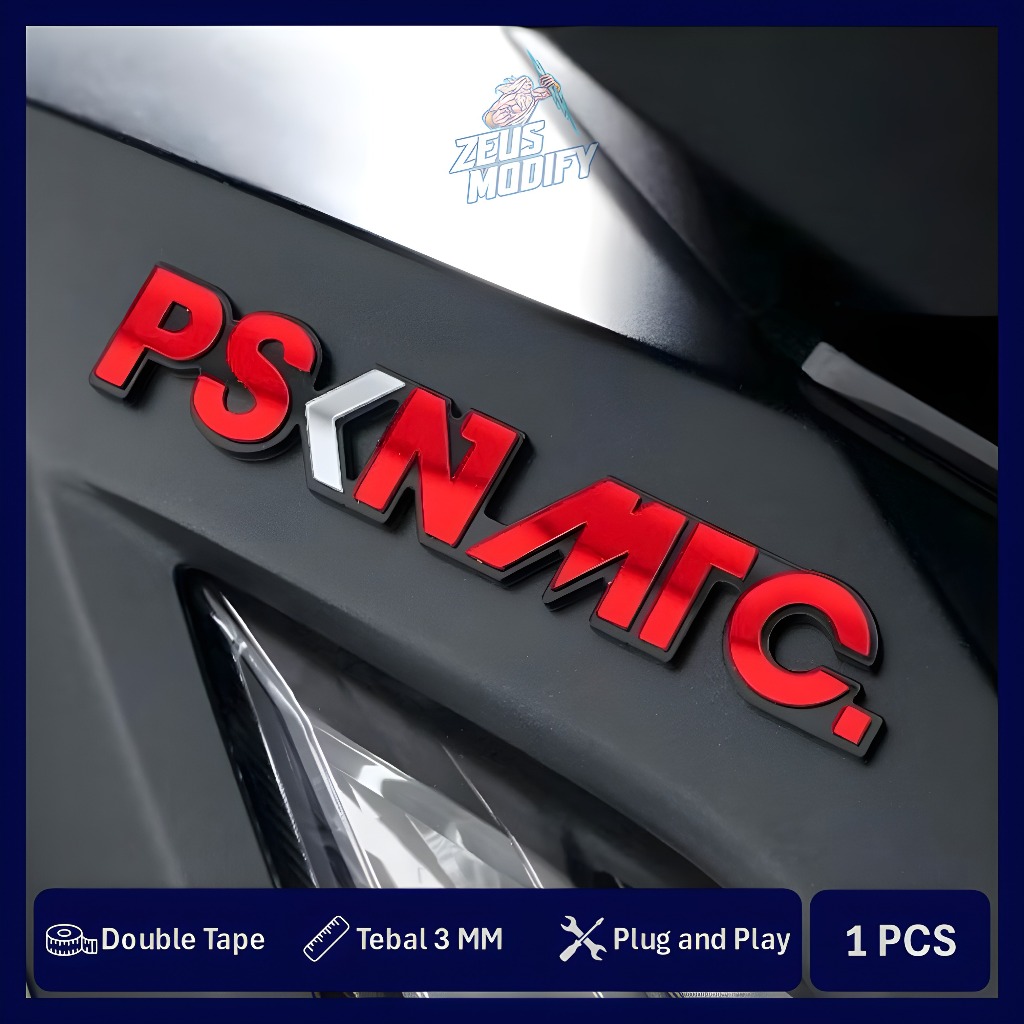 EMBLEM PSKNMTC LOGO MOTOR TIMBUL AKRILIK 1PCS