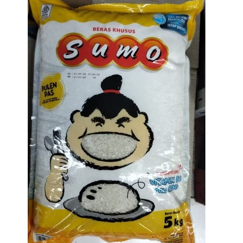 

Beras Sumo Kuning 5Kg Putih kemasan 5Kg