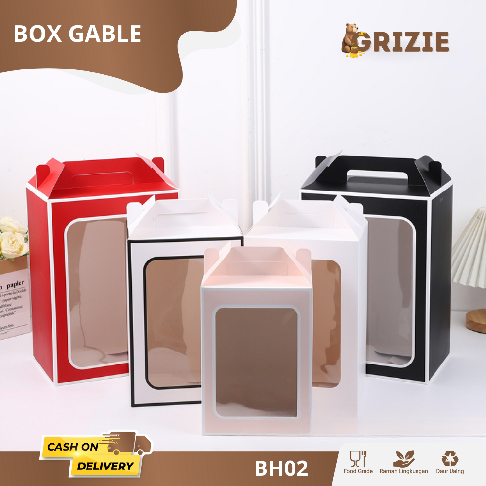 

Paperbag Motif Tebal Ukuran Besar / Box Gable Jendela Mika / Kotak Souvenir Window Mika / Gift Box / Kotak Hampers I BH02 - BH03