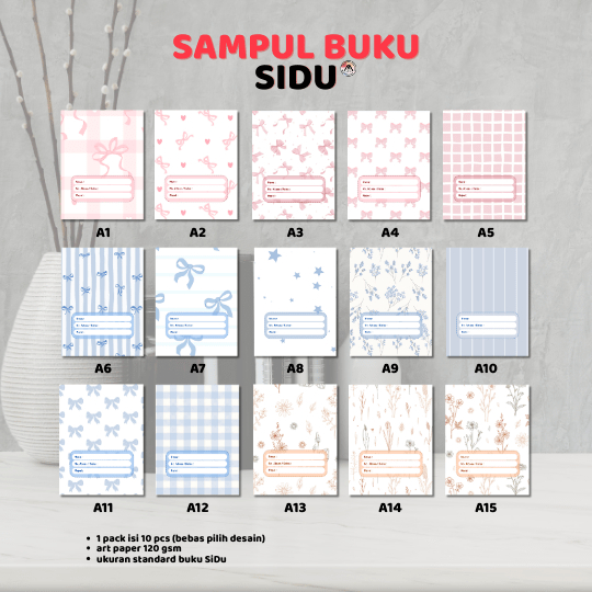 

MOZZ.ART - 1 Pack Sampul Buku TERMURAH | SAMPUL BUKU