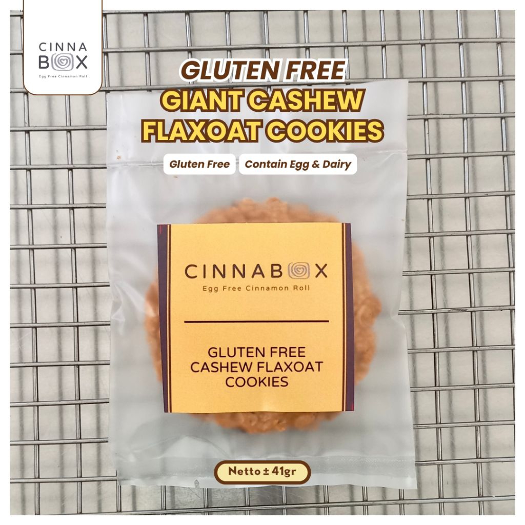 

Gluten Free Cashew Flaxoat Cookies Pouch