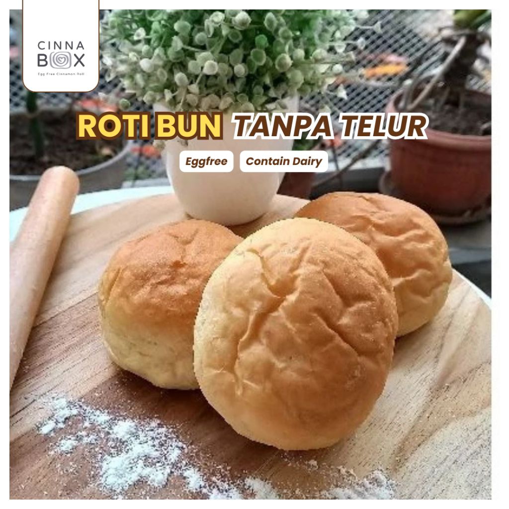 

ROTI BUN TANPA TELUR, ROTI KOREAN GARLIC, ROTI BURGER