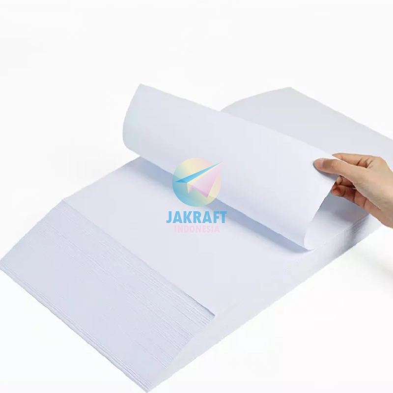 

(500 Lembar) Kertas HVS A4 60 Gsm Gram IDEO Putih Polos Bahan Pabrik PAPERONE PAPER ONE | RIM