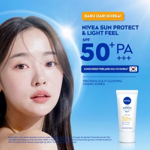 Nivea Protect & Light Feel SPF 50+ PA+++ Sunscreen Wajah Nivea Protect Sun Serum 90ml