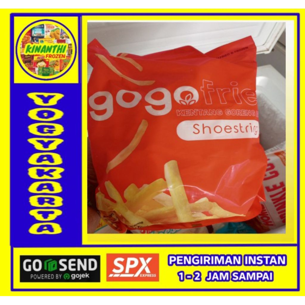 

Gogo kentang Shoestring 1kg, Jogja Frozen
