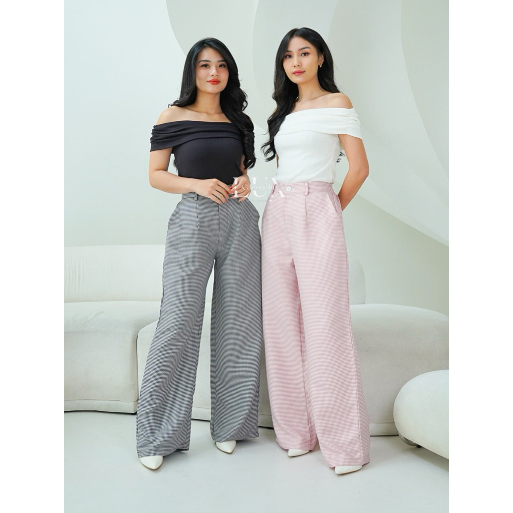 Cassualux | HITORI Trouser Pants Houndstooth