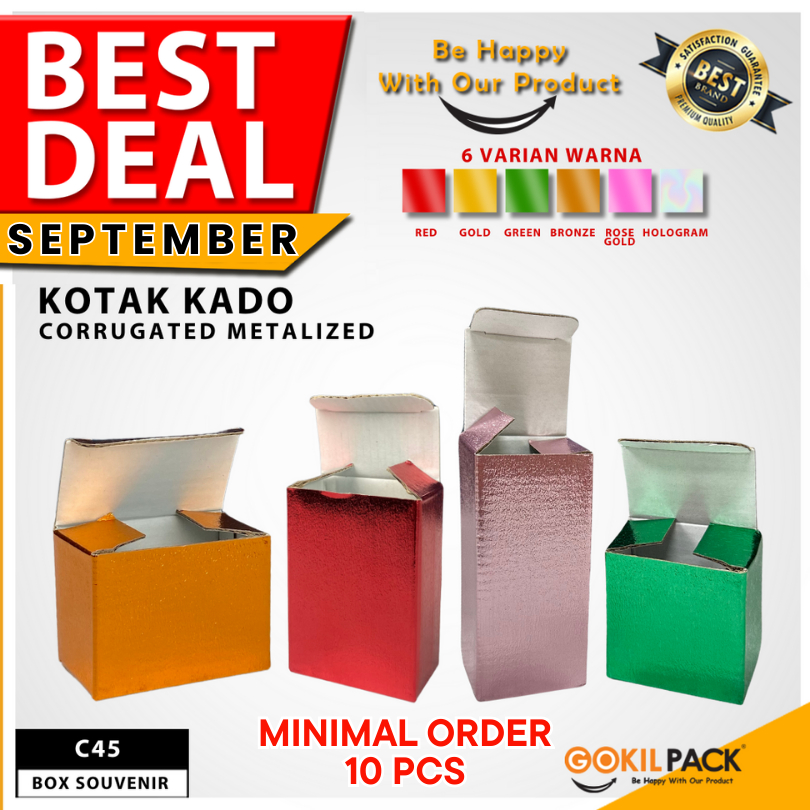 

Kotak Souvenir Hologram - Box Packaging Kecil - Dus Hadiah Kado - C45