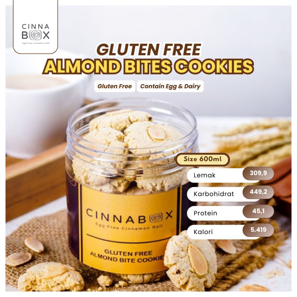 

Gluten Free Almond Bites Cookies Cinnabox