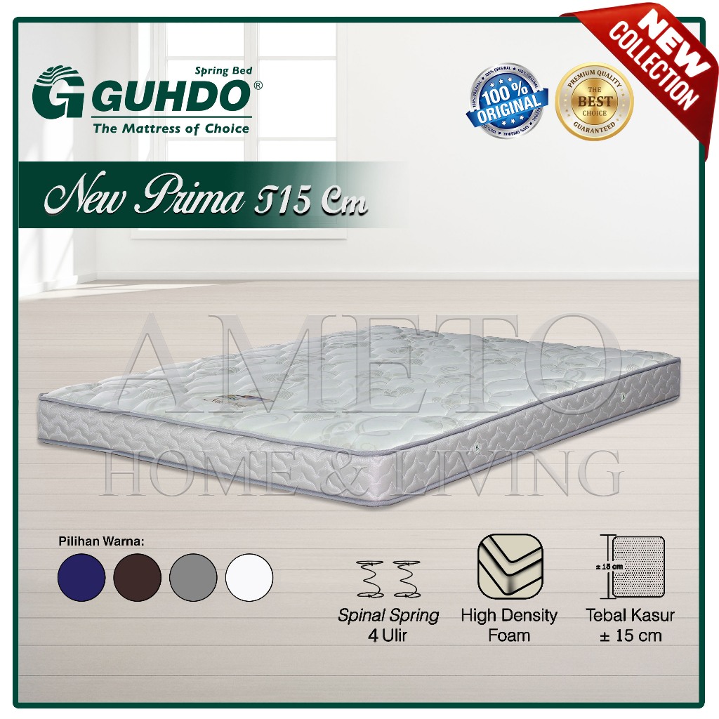 Guhdo Spring bed New Prima T 15 cm, 90 100 120 140 160 180 200 x 200 Guhdo SpringBed (HANYA KASUR)