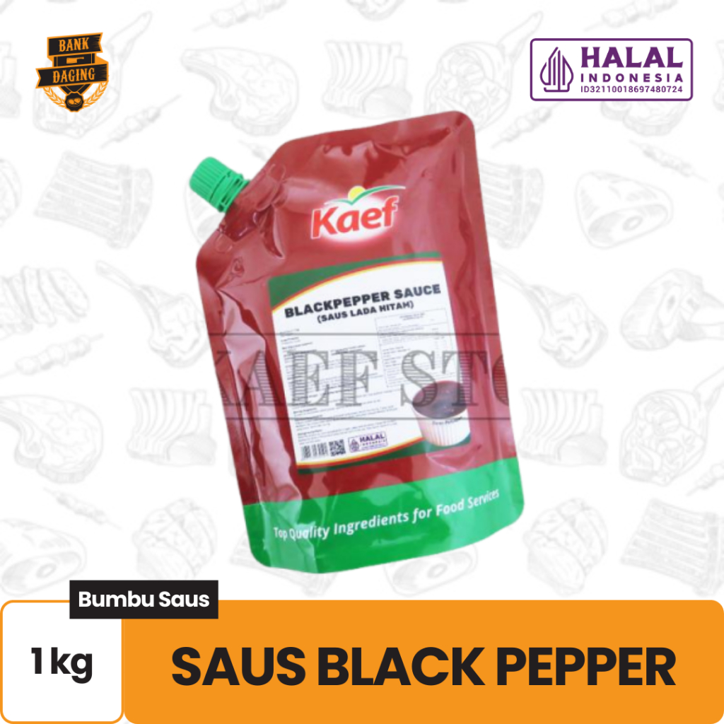 

KAEF SAUS BLACKPAPPER 1KG - BANKDAGING